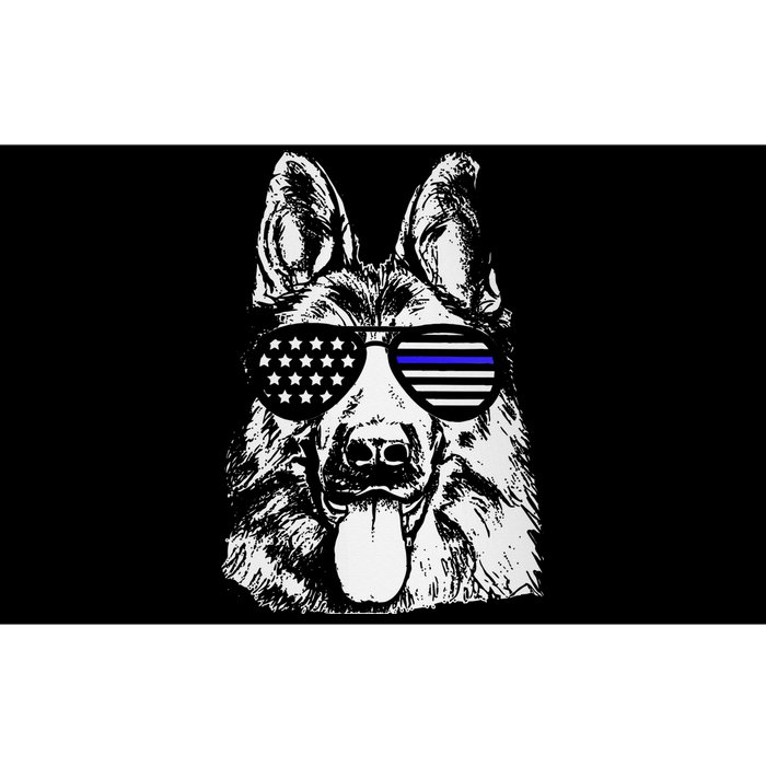 K9 Police Officer Police Dog Thin Blue Line Gift Bumper Sticker