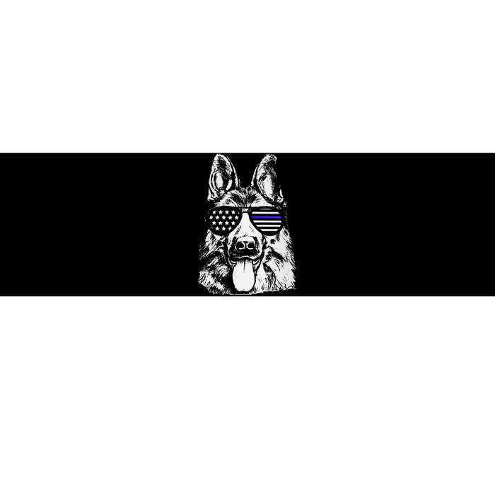 K9 Police Officer Police Dog Thin Blue Line Gift Bumper Sticker