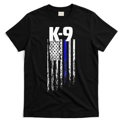 K9 Police Officer USA Flag LEO Cops Law Enforcement T-Shirt