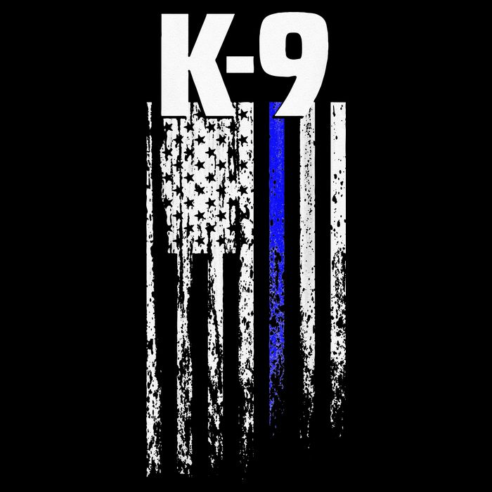 K9 Police Officer USA Flag LEO Cops Law Enforcement T-Shirt
