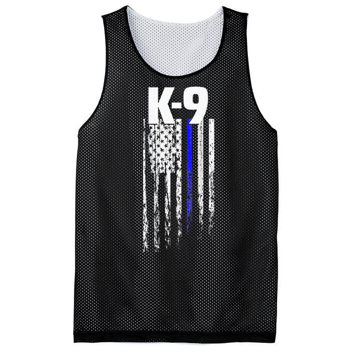 K9 Police Officer USA Flag LEO Cops Law Enforcement Mesh Reversible Basketball Jersey Tank