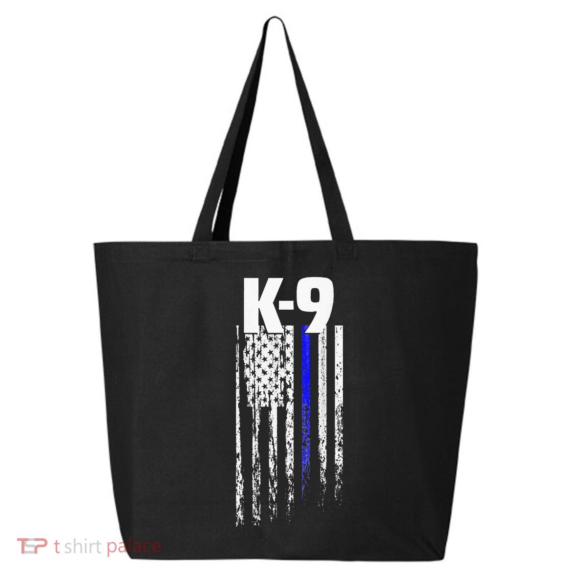 K9 Police Officer USA Flag LEO Cops Law Enforcement 25L Jumbo Tote