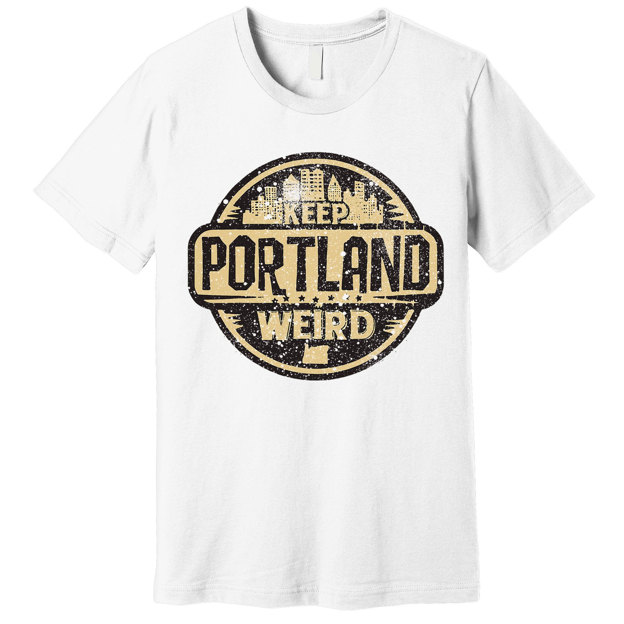 Keep Portland Oregon Weird Funny Premium T-Shirt