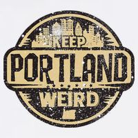 Keep Portland Oregon Weird Funny Womens T-Shirt