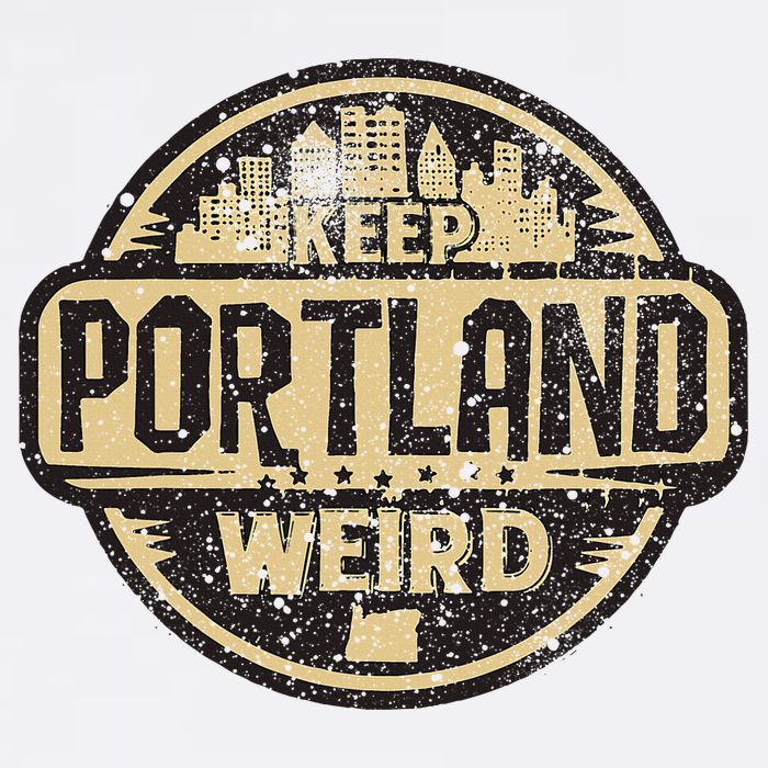 Keep Portland Oregon Weird Funny Womens T-Shirt