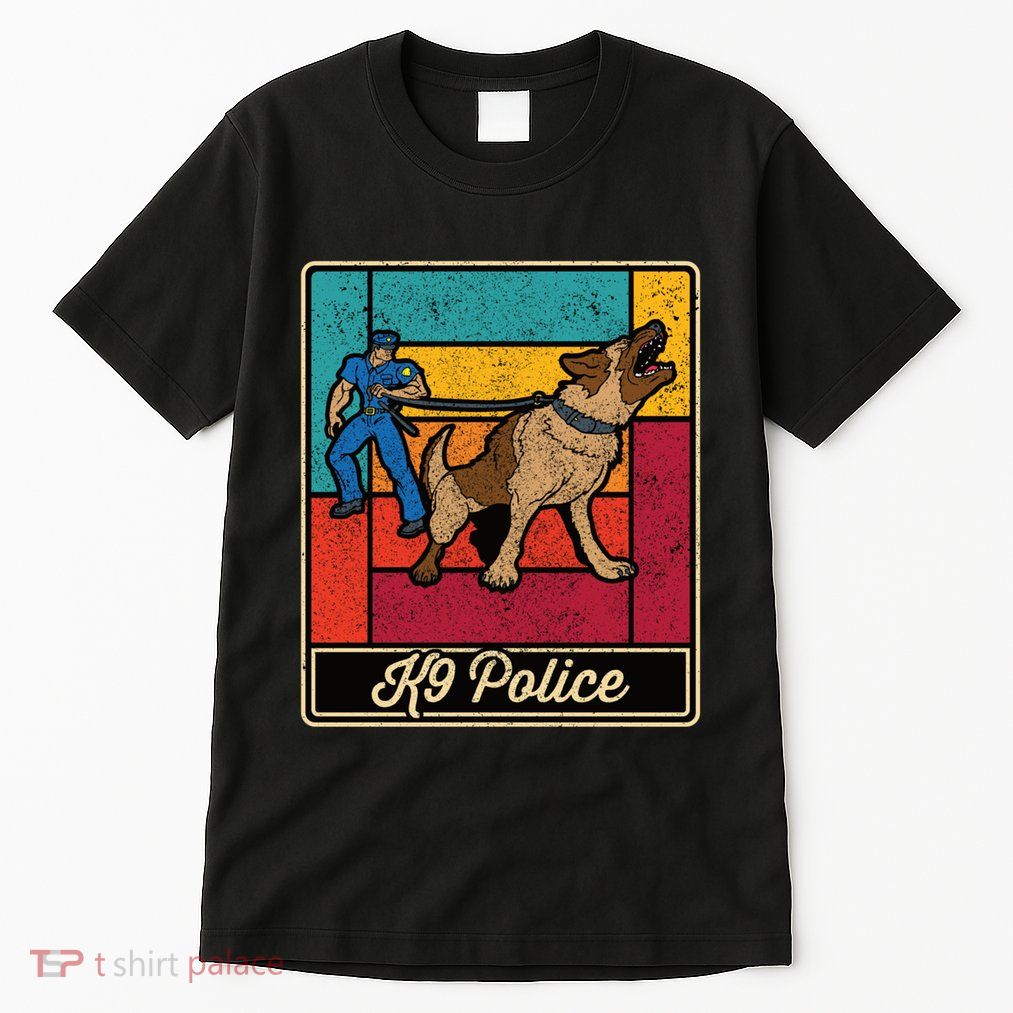 K9 Police Officer Vintage Law Enforcet Dog Tall T-Shirt