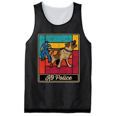 K9 Police Officer Vintage Law Enforcet Dog Mesh Reversible Basketball Jersey Tank