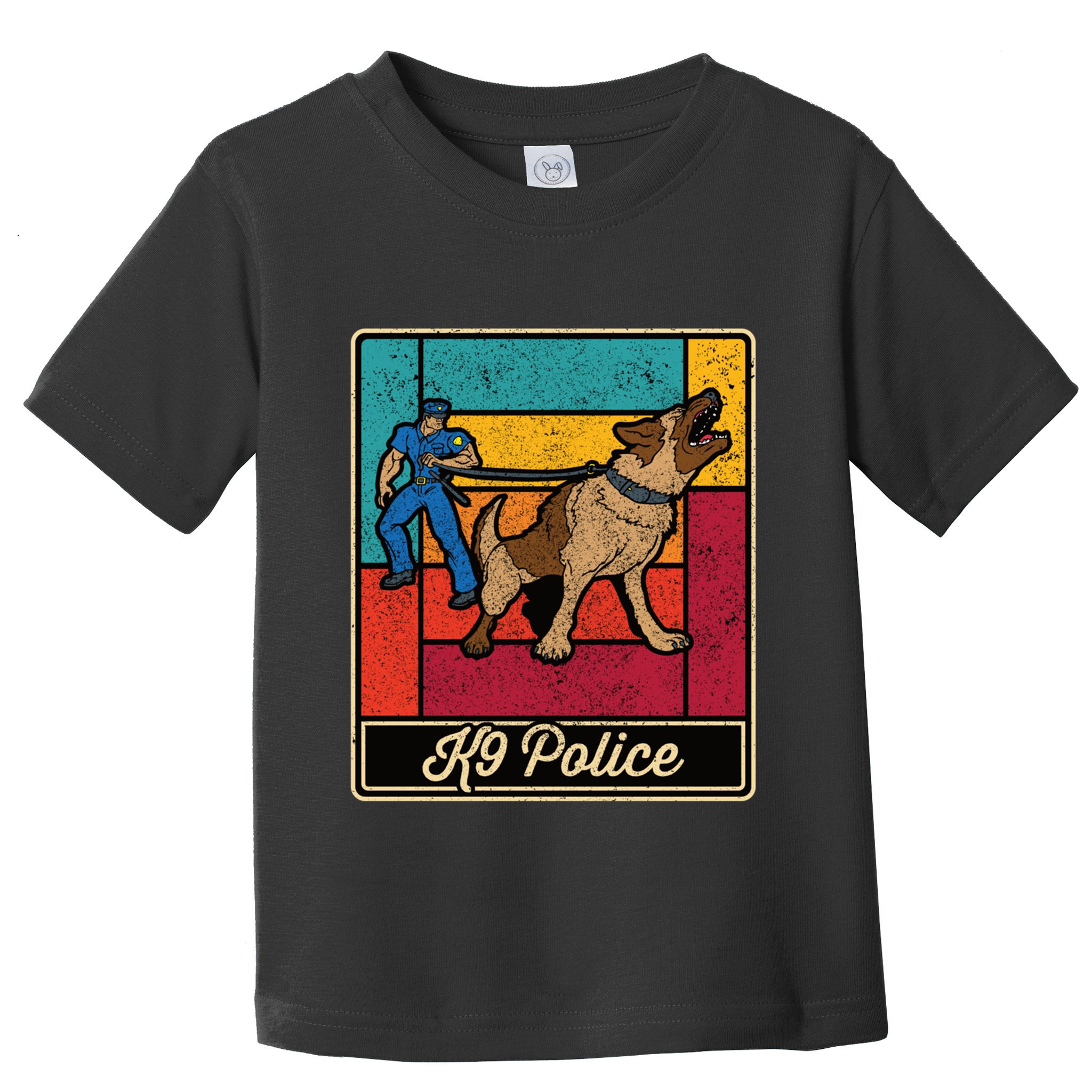 K9 Police Officer Vintage Law Enforcet Dog Toddler T-Shirt