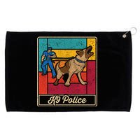 K9 Police Officer Vintage Law Enforcet Dog Grommeted Golf Towel