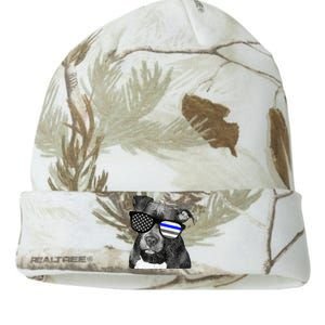 K9 Police Officer Police Pitbull Thin Blue Line Premium Kati Licensed 12" Camo Beanie