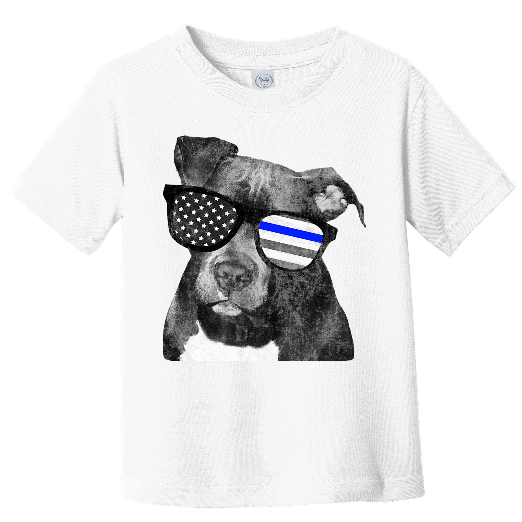 K9 Police Officer Police Pitbull Thin Blue Line Premium Toddler T-Shirt