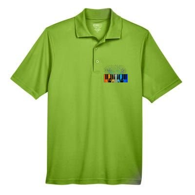 Keyboard Piano Player Funny Musician Keyboardist Gag Men's Origin Performance Pique Polo