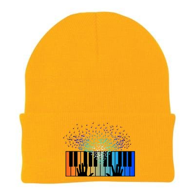 Keyboard Piano Player Funny Musician Keyboardist Gag Knit Cap Winter Beanie