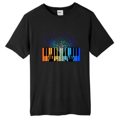 Keyboard Piano Player Funny Musician Keyboardist Gag Tall Fusion ChromaSoft Performance T-Shirt