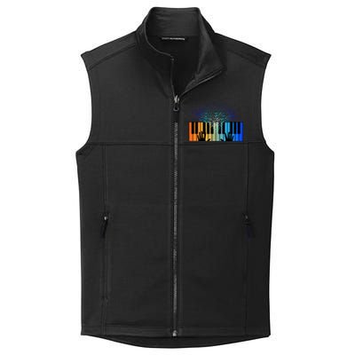 Keyboard Piano Player Funny Musician Keyboardist Gag Collective Smooth Fleece Vest