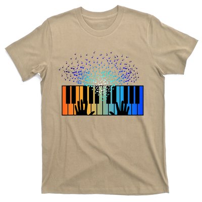 Keyboard Piano Player Funny Musician Keyboardist Gag T-Shirt