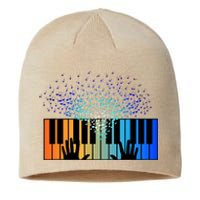 Keyboard Piano Player Funny Musician Keyboardist Gag Sustainable Beanie