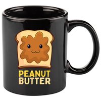 Kawaii Pb&J Peanut Butter & Jelly Matching Halloween Costume 11oz C Handle Ceramic Mug
