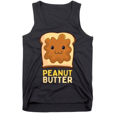 Kawaii Pb&J Peanut Butter & Jelly Matching Halloween Costume Tank Top