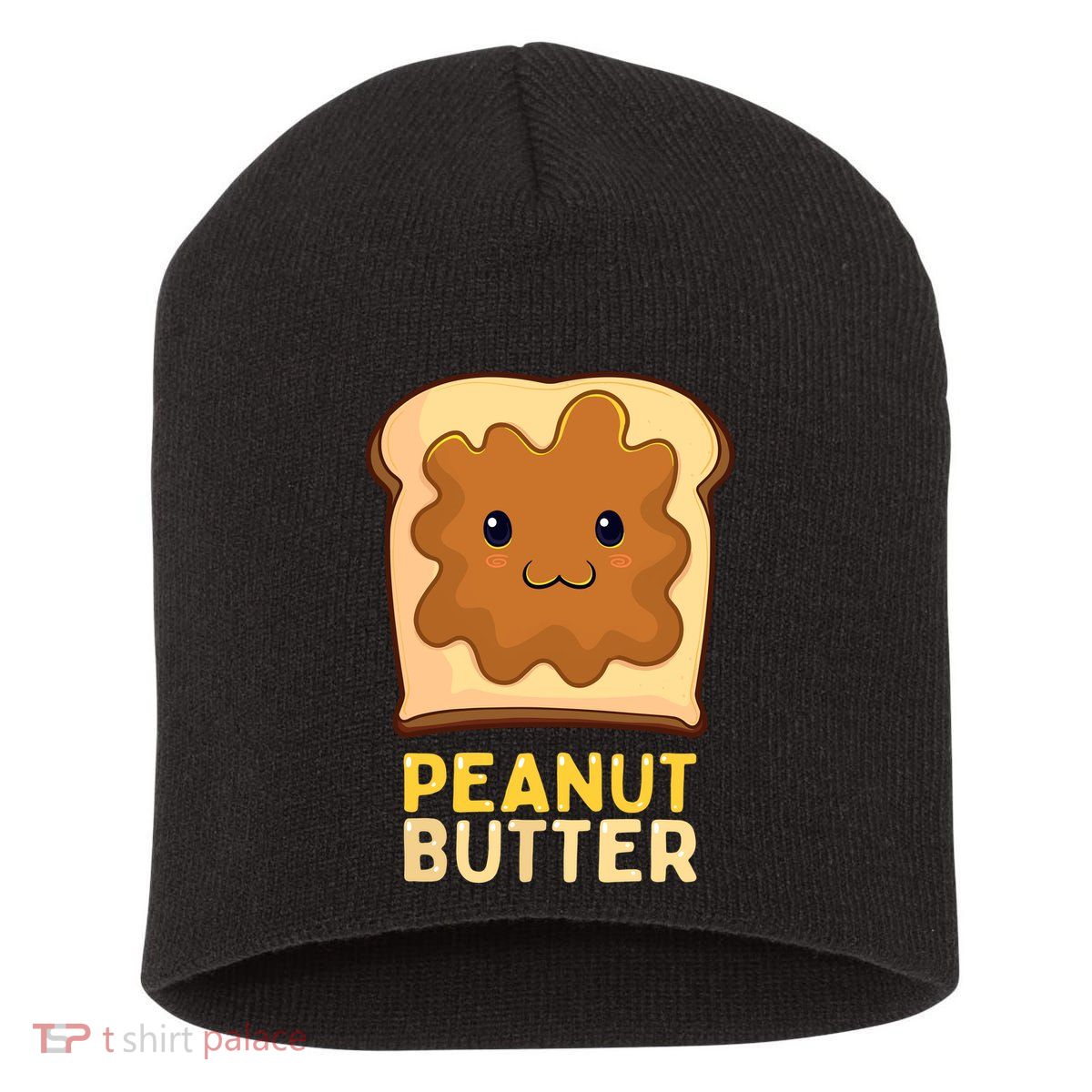 Kawaii Pb&J Peanut Butter & Jelly Matching Halloween Costume Short Acrylic Beanie