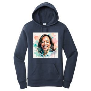 Kamala Pastel Portrait Kamala Harrits Art Kamala Harris Women's Pullover Hoodie