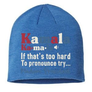 Kamala Pronunciation Presidential Election 2024 Sustainable Beanie