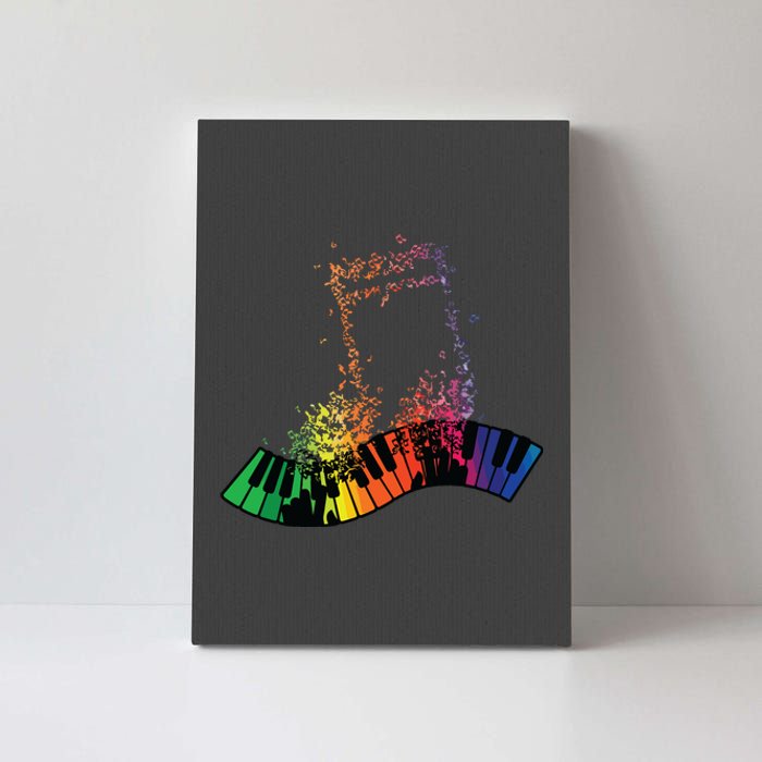 Keyboard Piano Player Funny Musician Keyboardist Gag Outfit Canvas