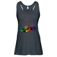 Keyboard Piano Player Funny Musician Keyboardist Gag Outfit Ladies Essential Flowy Tank