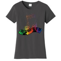 Keyboard Piano Player Funny Musician Keyboardist Gag Outfit Women's T-Shirt