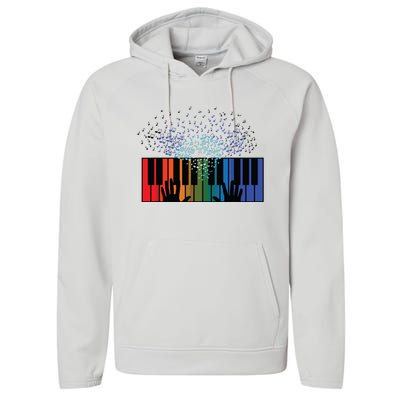 Keyboard Piano Player Funny Musician Keyboardist Gag Outfit Performance Fleece Hoodie