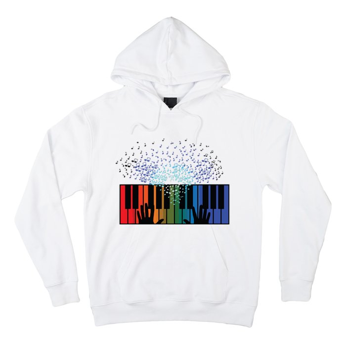 Keyboard Piano Player Funny Musician Keyboardist Gag Outfit Hoodie