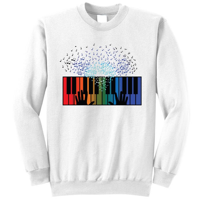 Keyboard Piano Player Funny Musician Keyboardist Gag Outfit Sweatshirt