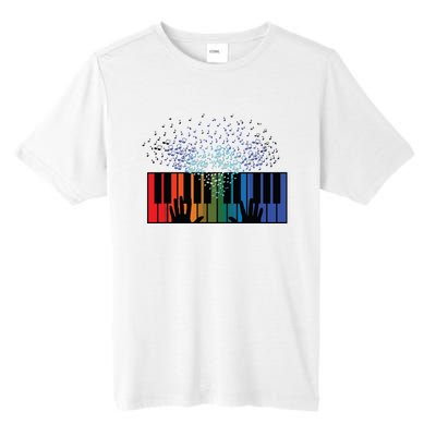 Keyboard Piano Player Funny Musician Keyboardist Gag Outfit Tall Fusion ChromaSoft Performance T-Shirt