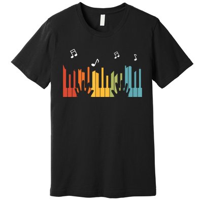 Keyboard Piano Player Gift Piano Premium T-Shirt