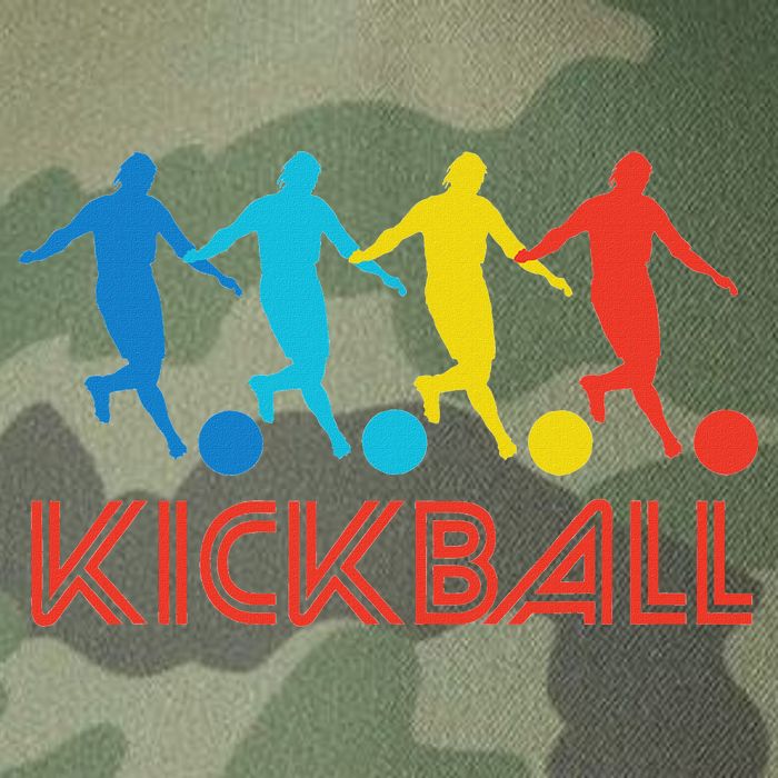 Kickball Player Retro Pop Art Kickball Graphic Legacy Tie Dye Trucker Hat