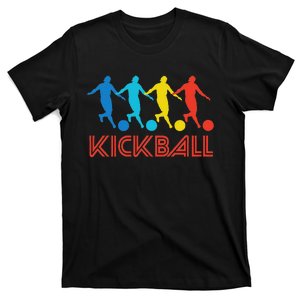 Kickball Player Retro Pop Art Kickball Graphic T-Shirt