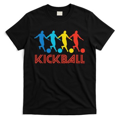 Kickball Player Retro Pop Art Kickball Graphic T-Shirt