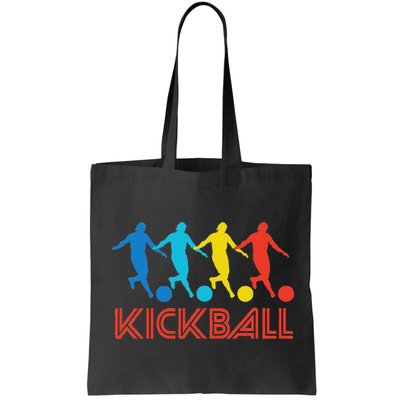 Kickball Player Retro Pop Art Kickball Graphic Bag