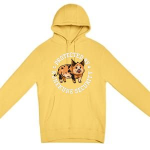 Kunekune Pig Security  Premium Pullover Hoodie