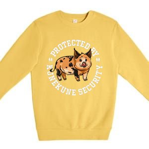 Kunekune Pig Security  Premium Crewneck Sweatshirt