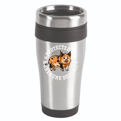 Kunekune Pig Security  16oz Travel Tumbler