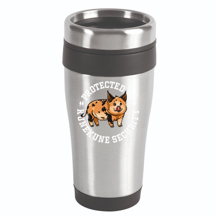 Kunekune Pig Security  16oz Travel Tumbler
