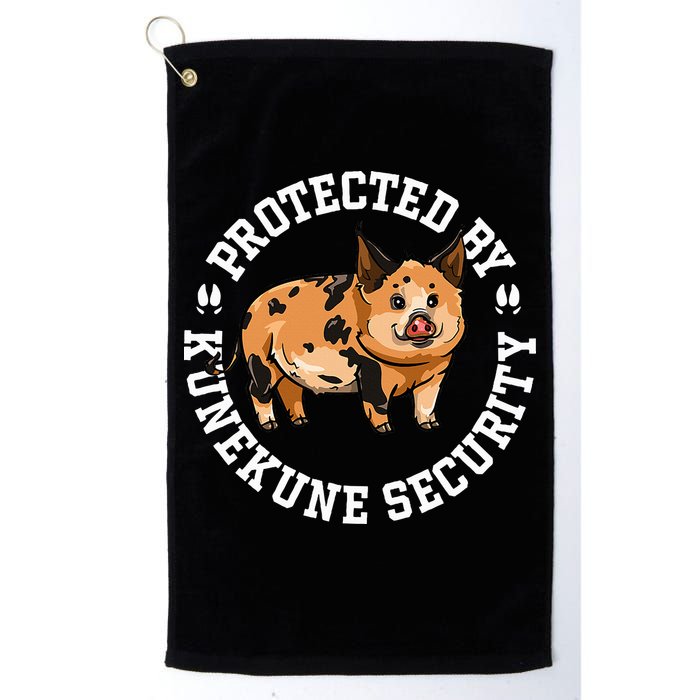 Kunekune Pig Security  Golf Towel