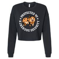 Kunekune Pig Security  Cropped Pullover Crew