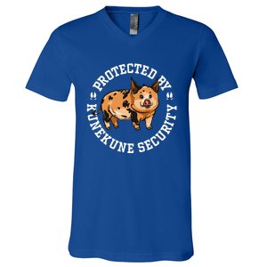 Kunekune Pig Security  V-Neck T-Shirt