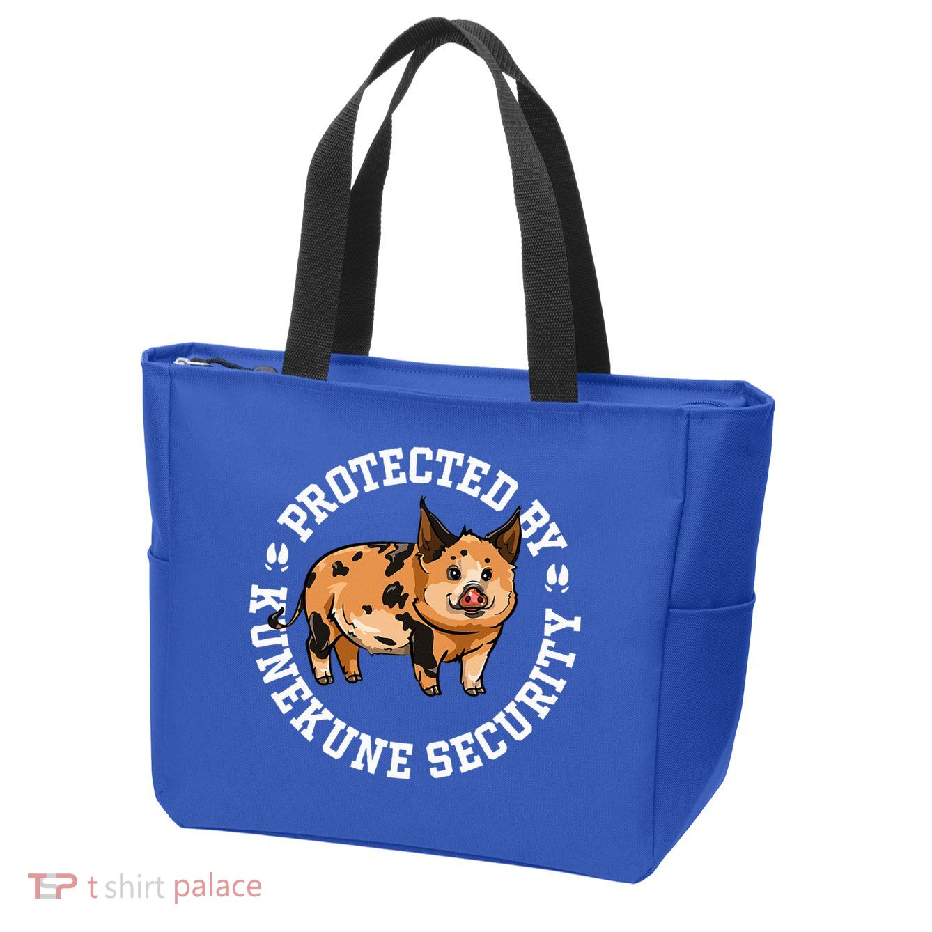 Kunekune Pig Security  Zip Tote Bag