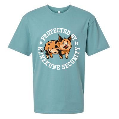 Kunekune Pig Security  Sueded Cloud Jersey T-Shirt