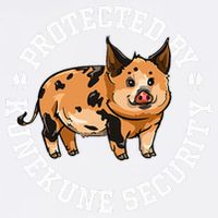 Kunekune Pig Security  Garment-Dyed Sweatshirt