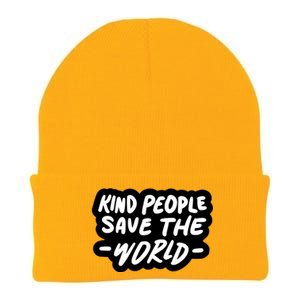 Kind People Save The World Knit Cap Winter Beanie