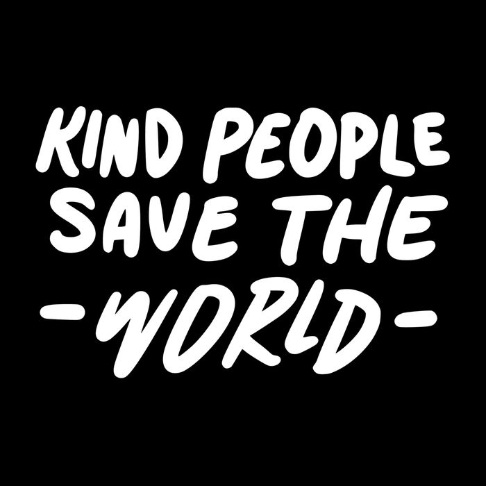 Kind People Save The World Cooling Performance Crew T-Shirt